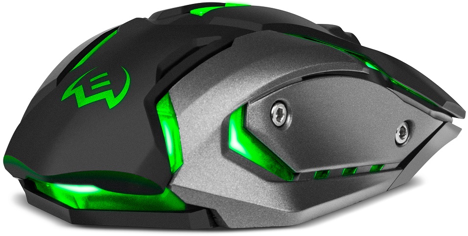 Мышь Sven RX-G740 (USB, optical, 2400dpi, бесшумный клик, игровая, динамическая подсветка, soft-touch, 1.8m, black)
