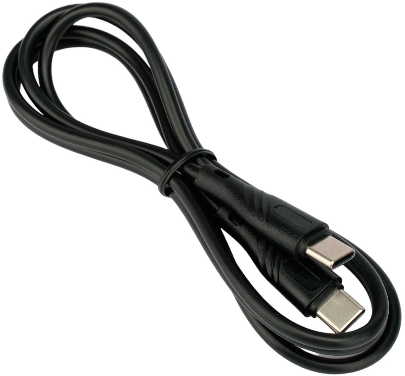 Кабель USB 2.0 Type-C - Type-C 1.0m (CCB-USB2-CMCMO1-1MB, 3А, быстрая зарядка, QC3.0, PD, black) Cablexpert