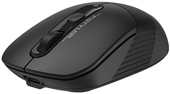 Мышь беспроводная A4Tech Fstyler FB10C (Bluetooth/2.4GHz, optical, 2000dpi, аккумулятор , stone black)