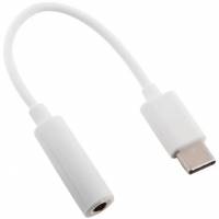 Переходник (Type-C / 3.5mm Jack (f), white)