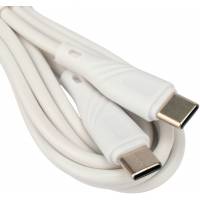 Кабель USB 2.0 Type-C - Type-C 2.0m (CCB-USB2-CMCMO1-2MW, 3А, QC3.0, PD, white) Cablexpert