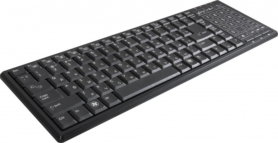 Клавиатура беспроводная Defender TouchBoard MT-525 Nano (сенсорная панель, black)
