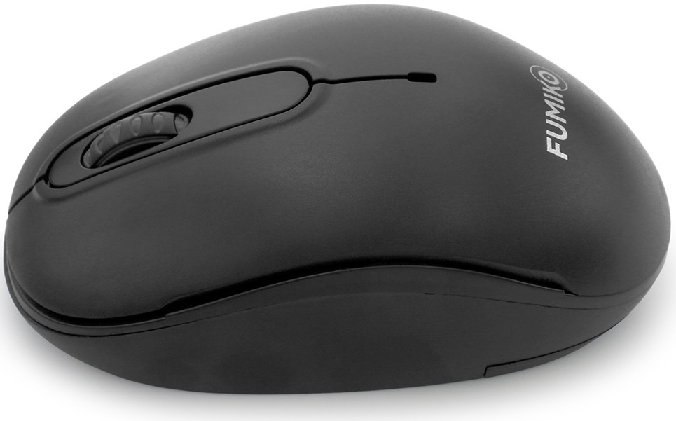 Мышь беспроводная FUMIKO ELEMENT FMA-04-K (optical, 1000dpi, AA (нет в комплекте), black)