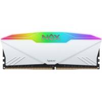Память DDR4 16Gb PC25600, 3200MHz, Apacer NOX RGB (AH4U16G32C28YNWAA-1, RGB, 1.35V, white)