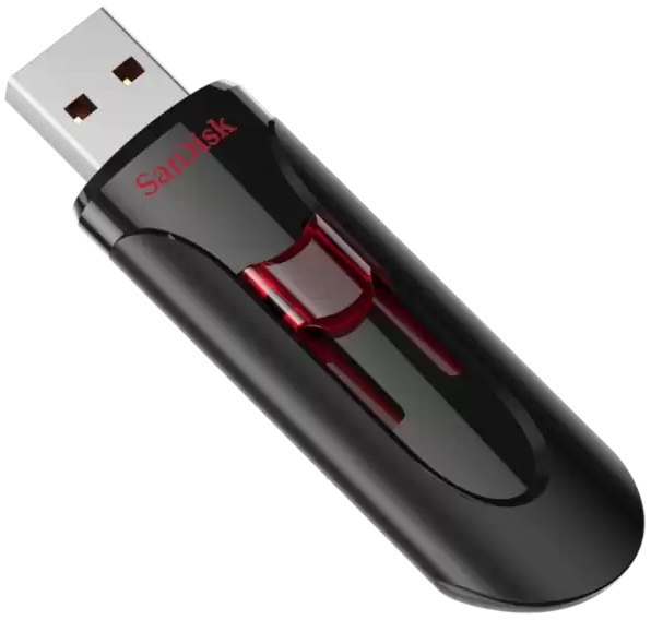 Флеш накопитель USB 3.0 32Gb SanDisk Cruzer Glide (SDCZ600-032G-G35, black-red)
