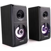 Колонки FUMIKO CONDOR (6W, USB, подсветка, black)