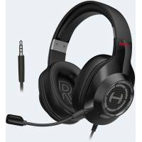 Наушники Edifier G2 SE (полноразмерные закрытые, с микрофоном, регулятор, игровые, 1.3m, black)