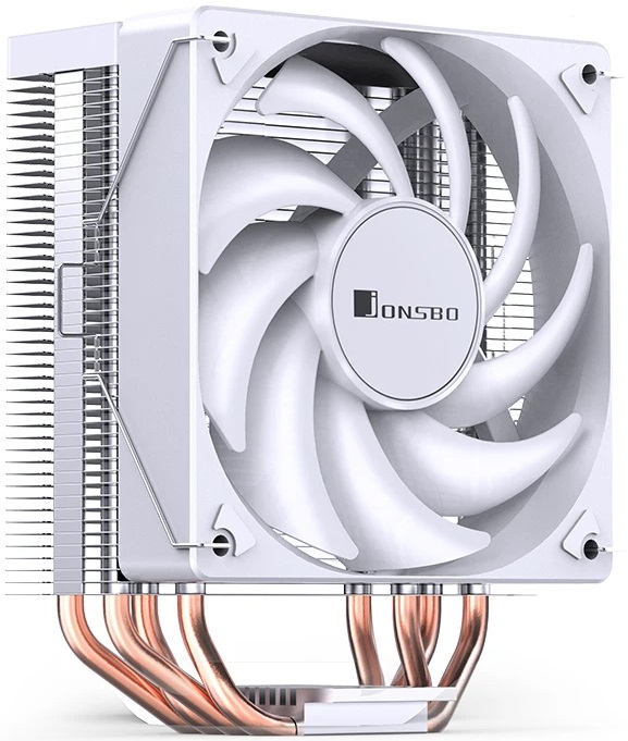 Вентилятор JONSBO CR-1000 E Color (1150/1151/1155/1156/1200/1700, 120mm, Al, 600-1500rpm, 22-32dBa, 4 тепловые трубки, DTH, 4pin, 140W, RGB LED, white) RTL