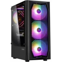 Корпус ZALMAN N4 Rev.1 (без БП, ATX, USB3.0, 6x rainbow LED Fan, black)