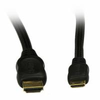 Кабель HDMI-MiniHDMI 1.8м (ver.1.4b+3D, с позолоченными контактами) AOpen
