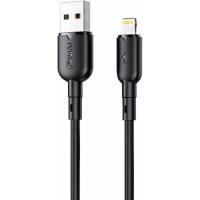 Кабель USB 2.0 Am - Lightning 1.0m (FCA04-06, 3A, быстрая зарядка, black) FUMIKO