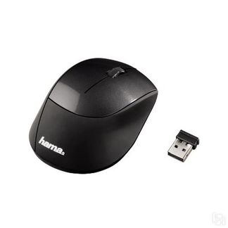 Мышь беспроводная Hama (H-53850-V2, optical, 1750dpi, 2xAAA, black)
