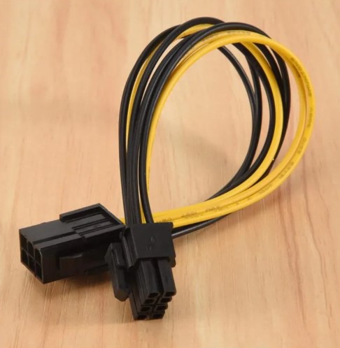 Переходник PCI-Express 6pin блока питания - PCI-Express 6+2pin видеокарты