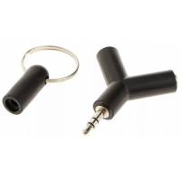 Разветвитель (Jack 3.5 --> 2x3.5, black)