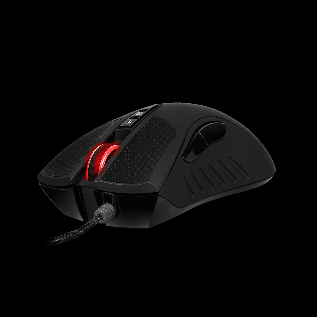 Мышь A4Tech Bloody AL90 (USB, laser, 12000dpi, игровая, RGB подсветка, black)
