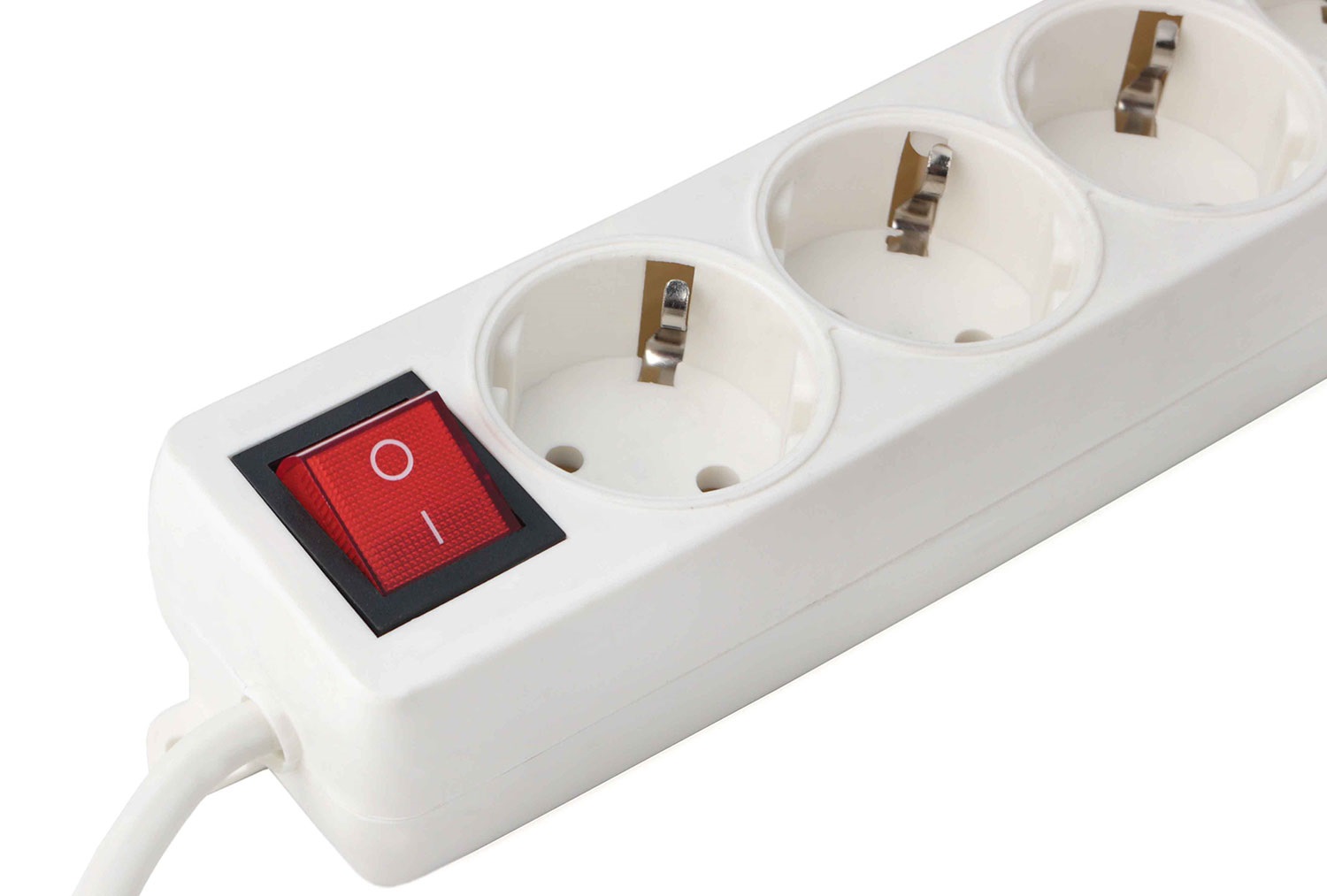 Сетевой удлинитель Гарнизон (EL-NB-G5-W-3, 5 розеток, 3 метра, 10A, white) OEM