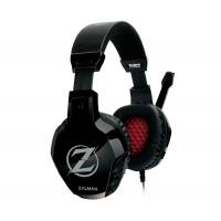 Наушники ZALMAN ZM-HPS300 (полноразмерные закрытые, с микрофоном, регуляр, 2m, black)