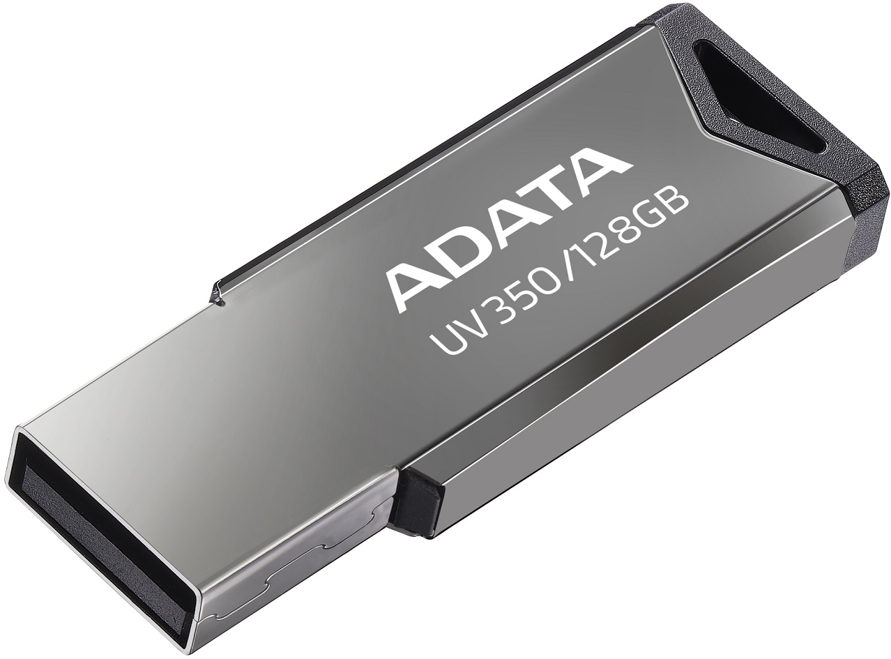 Флеш накопитель USB 3.2 128Gb ADATA UV350 (AUV350-128G-RBK, black)