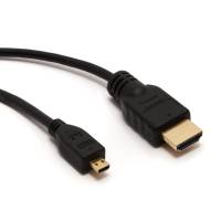 Кабель HDMIm-MicroHDMIm 1.8м (EmcHDM19-HDMI19, с позолоченными контактами, black) Espada