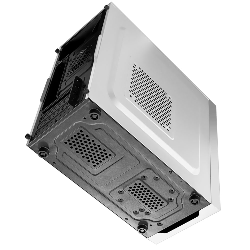 Корпус GINZZU D380 (без БП, mATX, RGB, white)