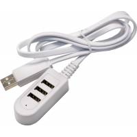 USB 2.0 HUB Dream UM2 (3 порта, 1.2m, white)