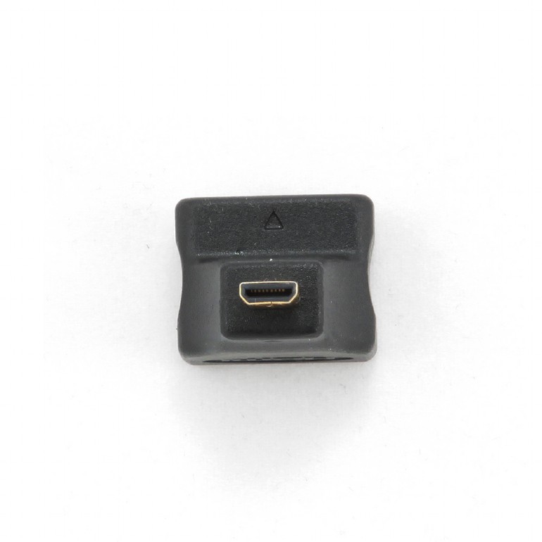 Переходник HDMI (f) - microHDMI (m) (A-HDMI-FDML, угловой, с позолоченными контактами, black) Cablexpert