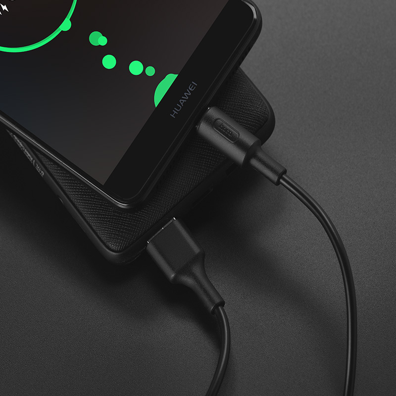 Кабель USB 2.0 Am - Type-C 1.0m (X25 Soarer, медь, 3A, быстрая зарядка, black) hoco
