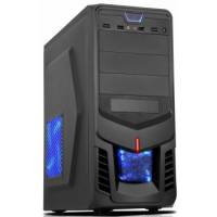 Корпус ACCORD P-26B (без БП, ATX, black-red)