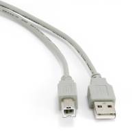 Кабель USB 2.0 Am - Bm 1.8m (CC-USB2-AMBM-6, grey) Gembird