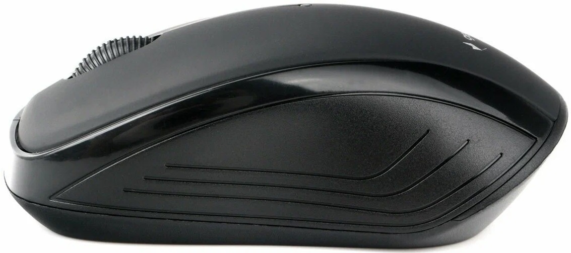 Мышь беспроводная Gembird MUSW-280 (optical, 1000dpi, 2xAAA, soft-touch, black)