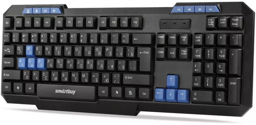 Клавиатура Smartbuy ONE (SBK-221U-K, USB, мультимедийная, black)