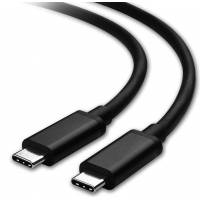 Кабель Type-C --> Type-C 2.0m (5A, силиконовый шнур, black)