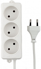 Сетевой удлинитель Гарнизон (EL-E3-W-2, 3 розетки, 2 метра, 6A, white) OEM