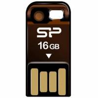 Флеш накопитель USB 2.0 16Gb Silicon Power Touch T02 (SP016GBUF2T02V1O, orange)