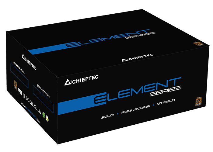 Блок питания Chieftec 600W (ELP-600S, 85+ Bronze, 120mm, 24+4+4pin, 2*PCI-E 6+2pin, 4*SATA, 2*HDD, 1FDD) OEM