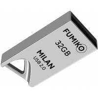 Флеш накопитель USB 2.0 32Gb FUMIKO MILAN (FMN-04, silver)