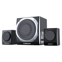 Колонки Crown CMS-353 (20W+10W*2, SD/MMC/USB, ПДУ, FM, black-silver)