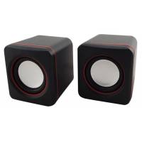 Колонки Oklick OK-301 (2х2.5W, USB, black-red)