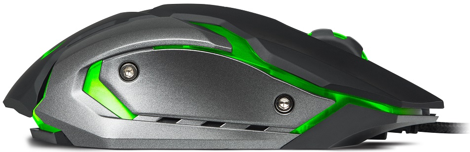 Мышь Sven RX-G740 (USB, optical, 2400dpi, бесшумный клик, игровая, динамическая подсветка, soft-touch, 1.8m, black)