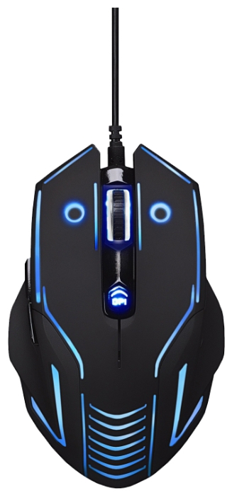 Мышь Oklick INTERCEPTOR 735G (USB, optical, 2400dpi, игровая, black)