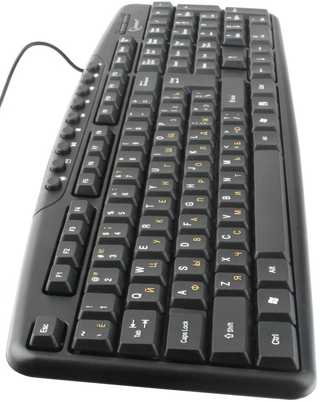 Клавиатура Gembird KB-8340UM-BL (USB, мультимедийная, black)