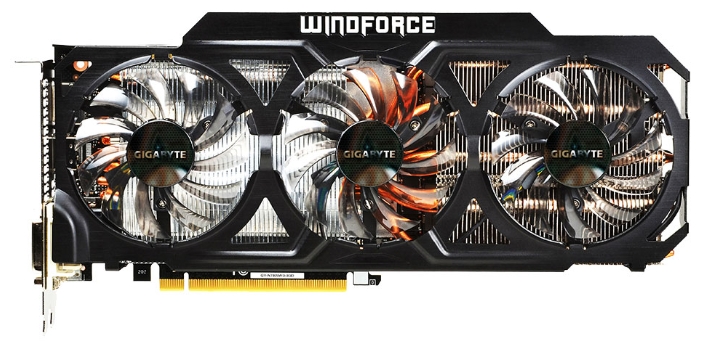 Видеокарта Gigabyte GF GTX780 3072Mb (GV-N780WF3-3GD, 384bit, GDDR5, 2xDVI+HDMI+DP) RTL