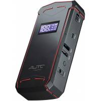 Портативное универсальное пусковое зарядное устройство QUMO P12000 (Charger 012) (пусково ток 300A, 12000mAh, на клеммы, вход USB Type-C 2A, выход 2xUSB 5/9/12V 2A, QC3.0, фонарик, black)