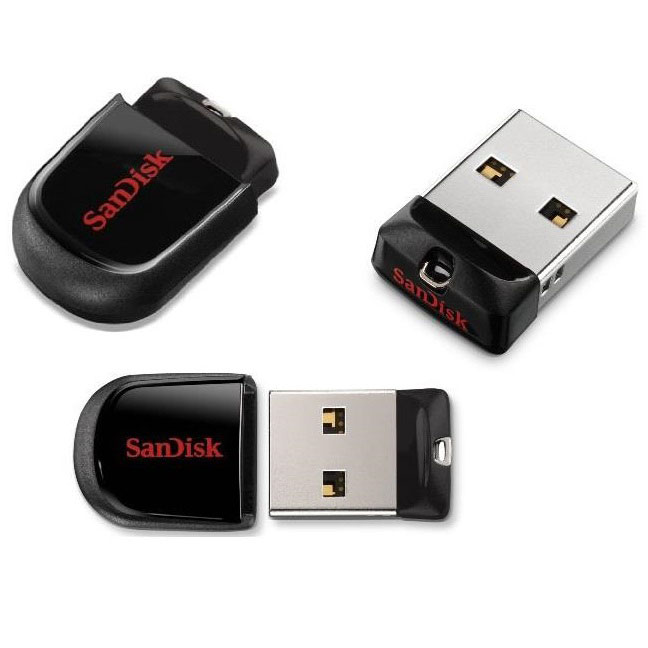 Флеш накопитель USB 2.0 32Gb SanDisk Cruzer Fit (SDCZ33-032G-B35, black)