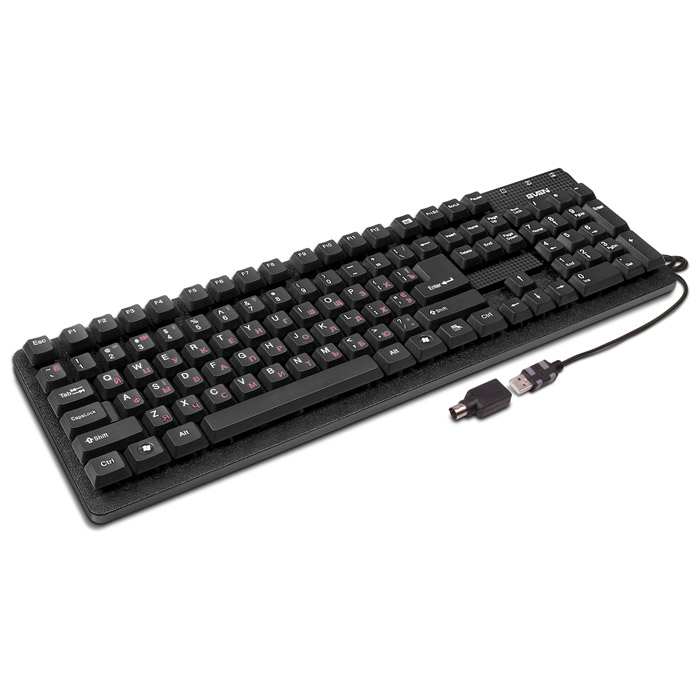 Клавиатура Sven 301 Standard (USB + PS/2, black)