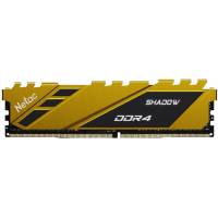 Память DDR4 8Gb PC25600, 3200MHz, Netac (Shadow NTSDD4P32SP-08Y, 1.35V, yellow)