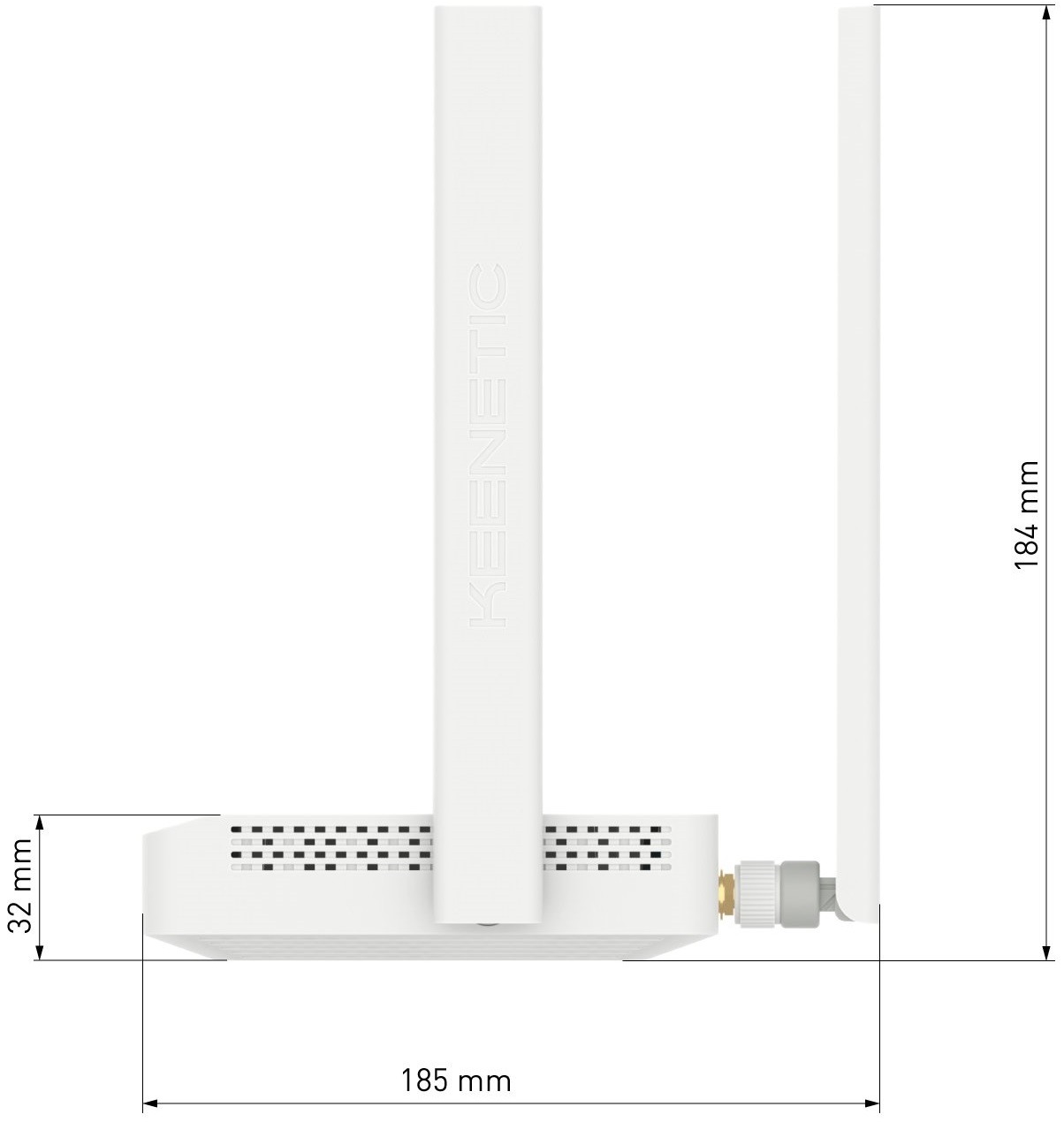 Роутер Keenetic Runner 4G (KN-2212) (300Mbps, 2.4GHz, 3 ports, 100Mbps, 2 съёмные и 2 несъёмные внешние антенны 4dBi, 4G LTE, Nano SIM, white)