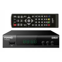 Тюнер для цифрового ТВ внешний / Медиа-проигрыватель FUMIKO DR-01 (1080p, DVB-T/T2, HDMI, JPEG, MKV, USB, Time Shift, black)
