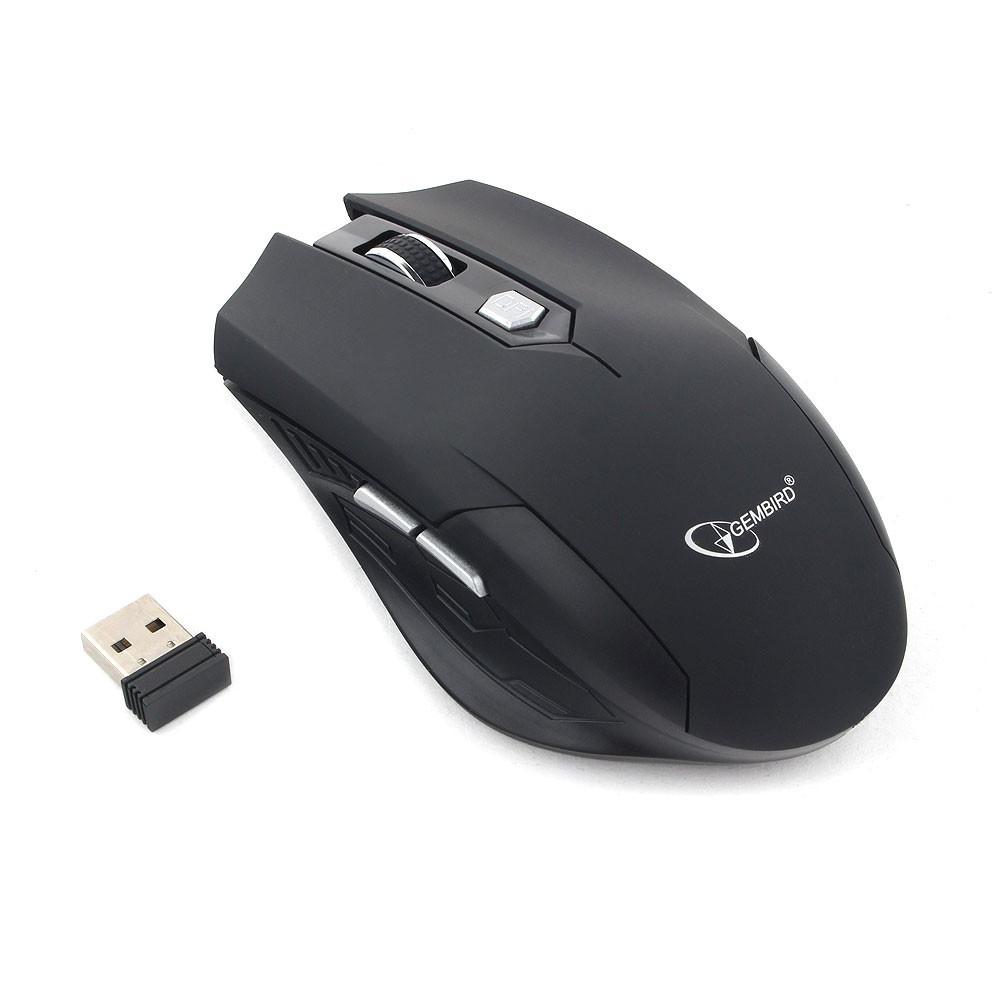 Мышь беспроводная Gembird MUSW-240 (optical, 1000dpi, AA, black)