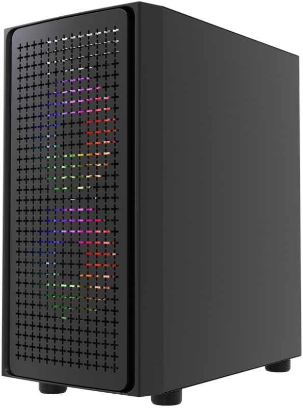 Корпус Powercase Mistral Micro EM20 (CMMEM20B-L3) (без БП, mATX, USB3.0, 3x FRGB Fan, black)